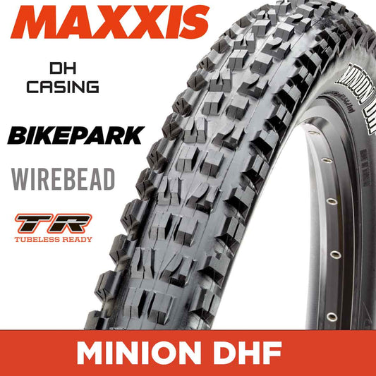 MAXXIS Minion DHF - 29 X 2.50 WT - - Wirebead Tubeless Ready - 60TPIx2 DH Casing
