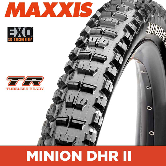 MAXXIS Minion DHR II - 27.5 X 2.80 PLUS Folding 60TPI EXO TR