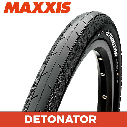 MAXXIS Detonator - 700 X 35 2024 Model - Wirebead 60 TPI - Reflective Strip Black